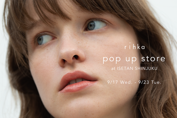 【お知らせ】9/17より伊勢丹新宿店にてポップアップストアをオープン