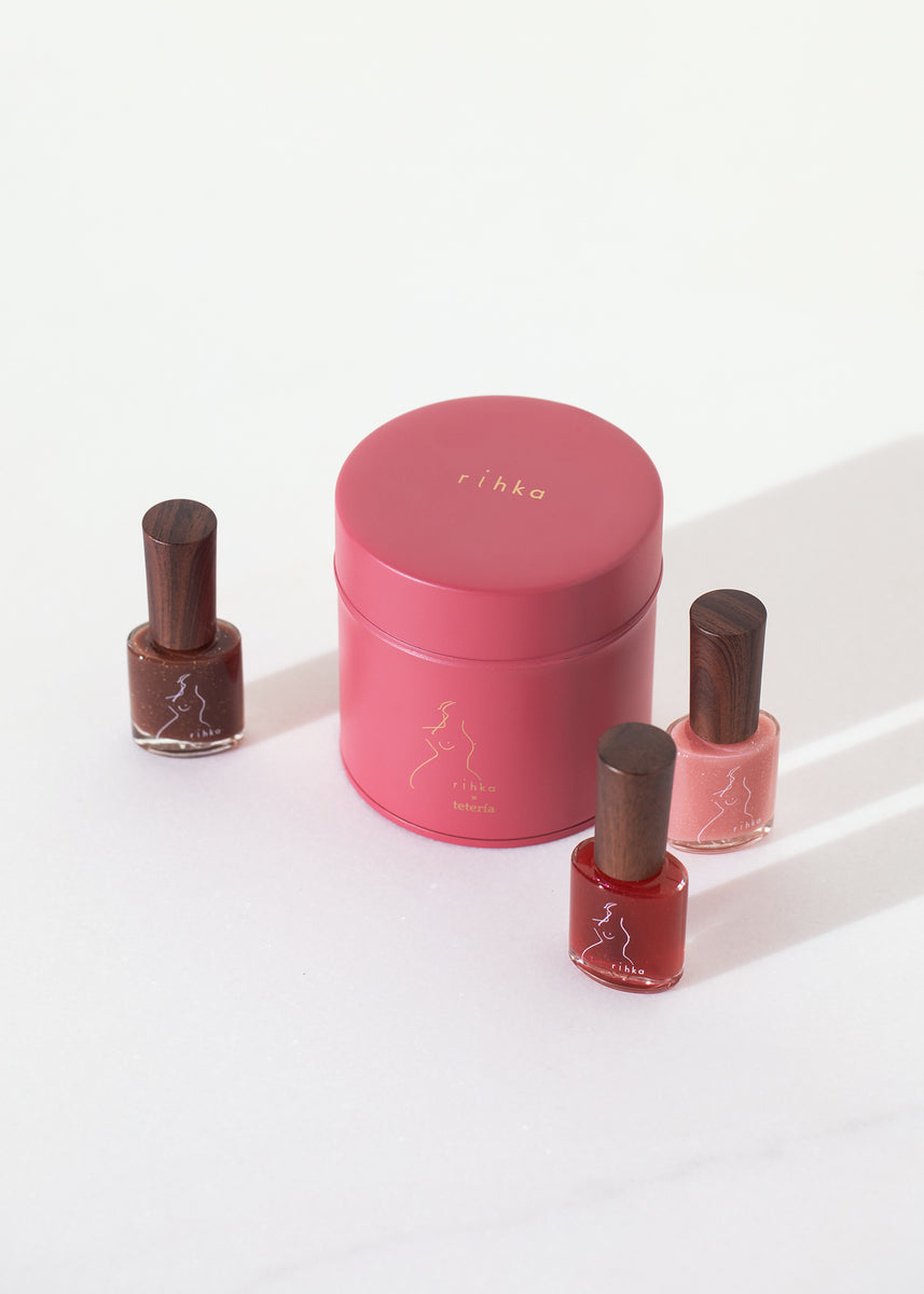 RST226 taste the colors nail polish & tea set | rihka