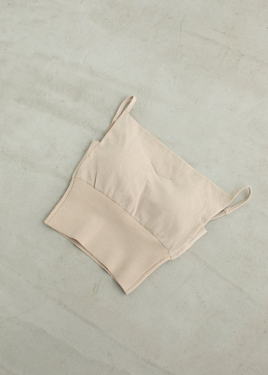 premium rib-knit bra top / la vie | rihka