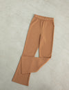 premium rib-knit pants / cinnamon