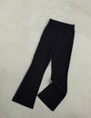premium rib-knit pants / lens