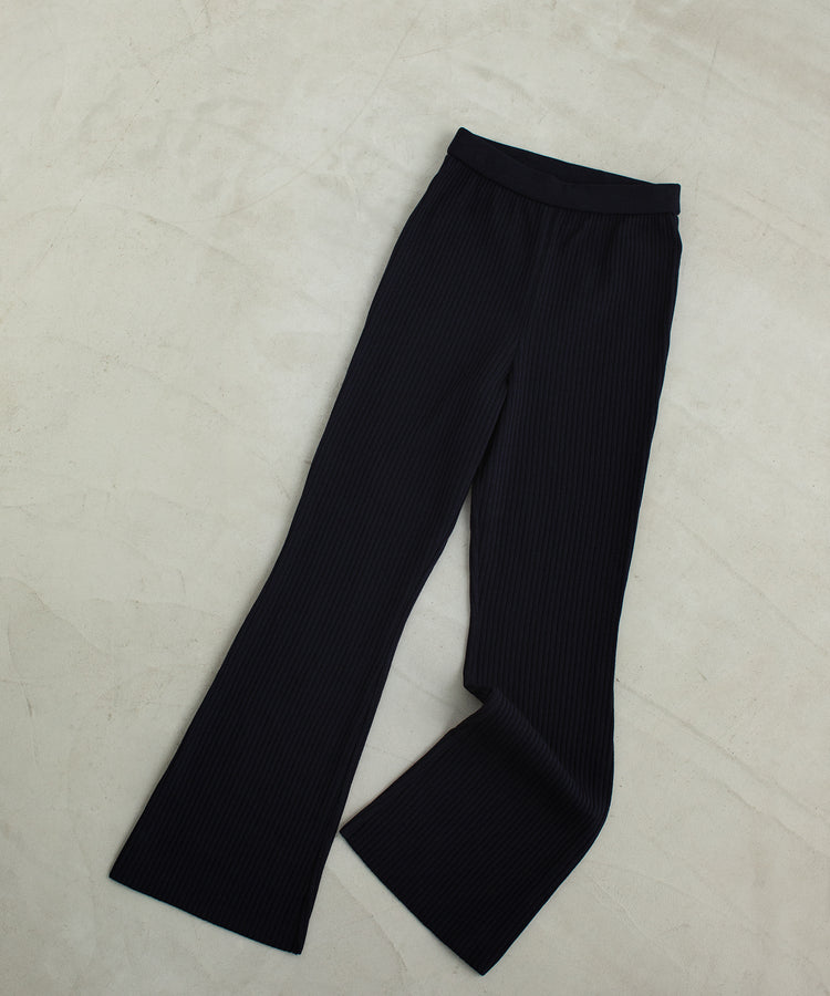 premium rib-knit pants / lens