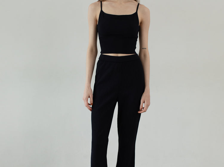 premium rib-knit set up / lens