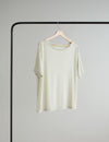 fine jersey T shirt / sage