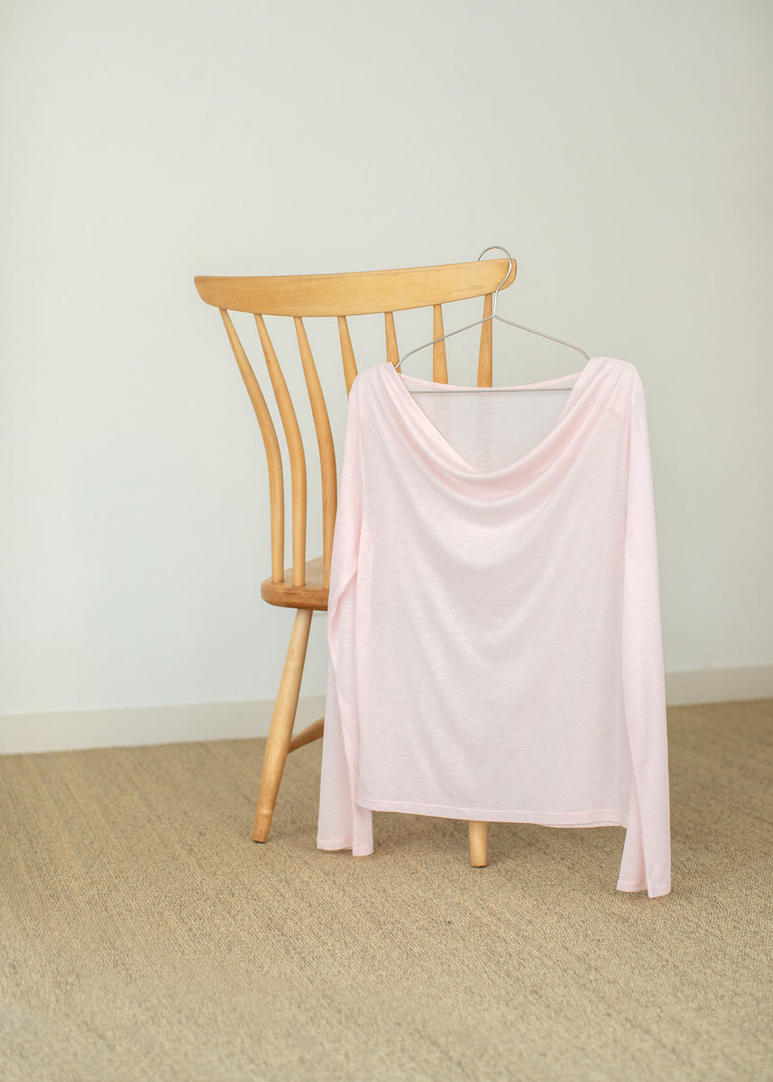 fine jersey long sleeve T shirt / coussinet | rihka