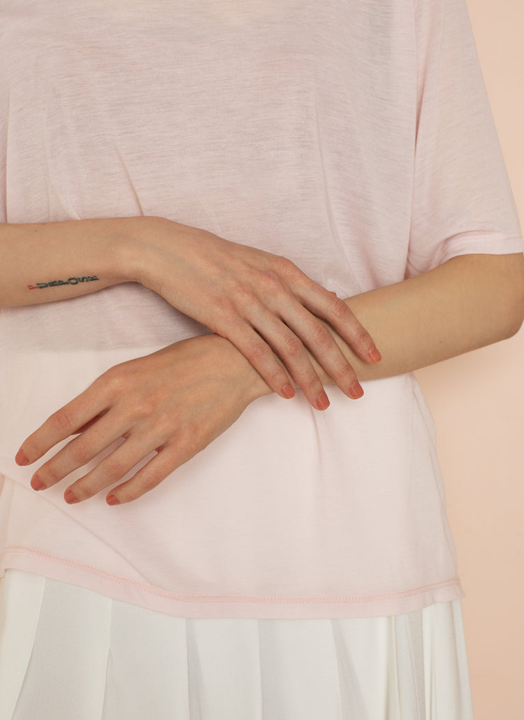 fine jersey T shirt / coussinet