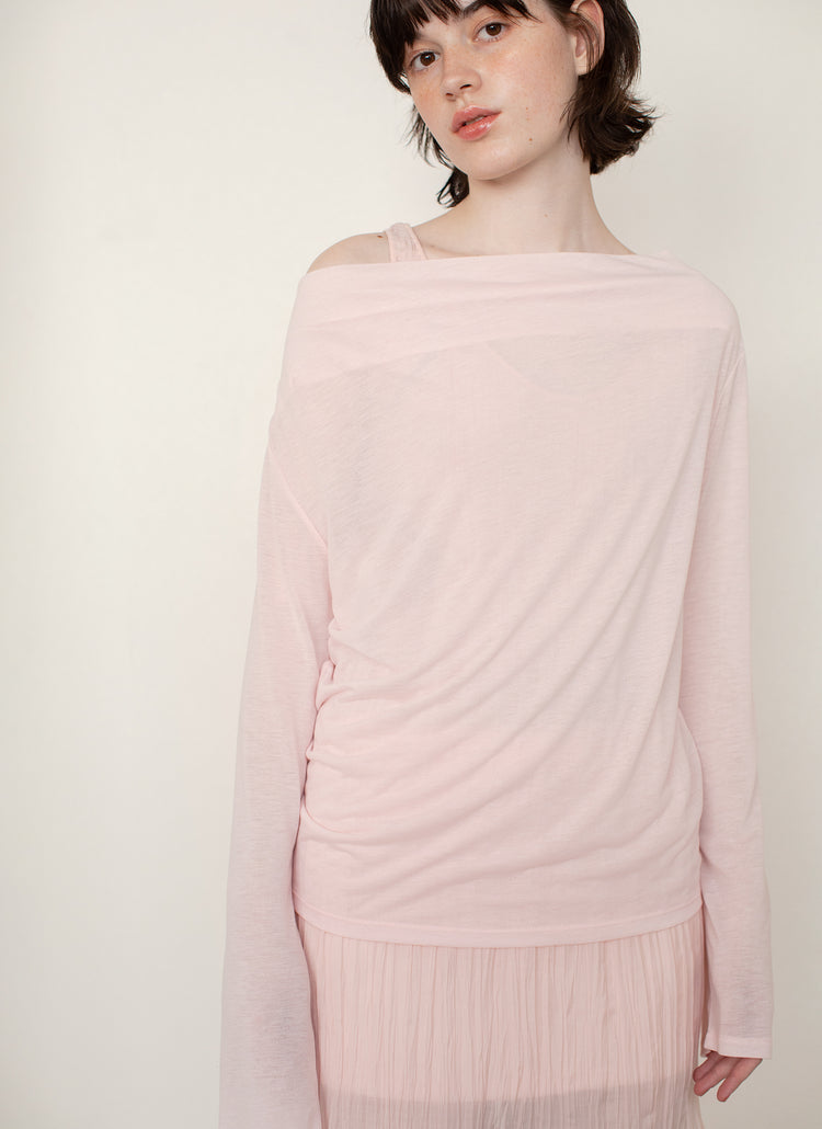 fine jersey long sleeve T shirt / coussinet