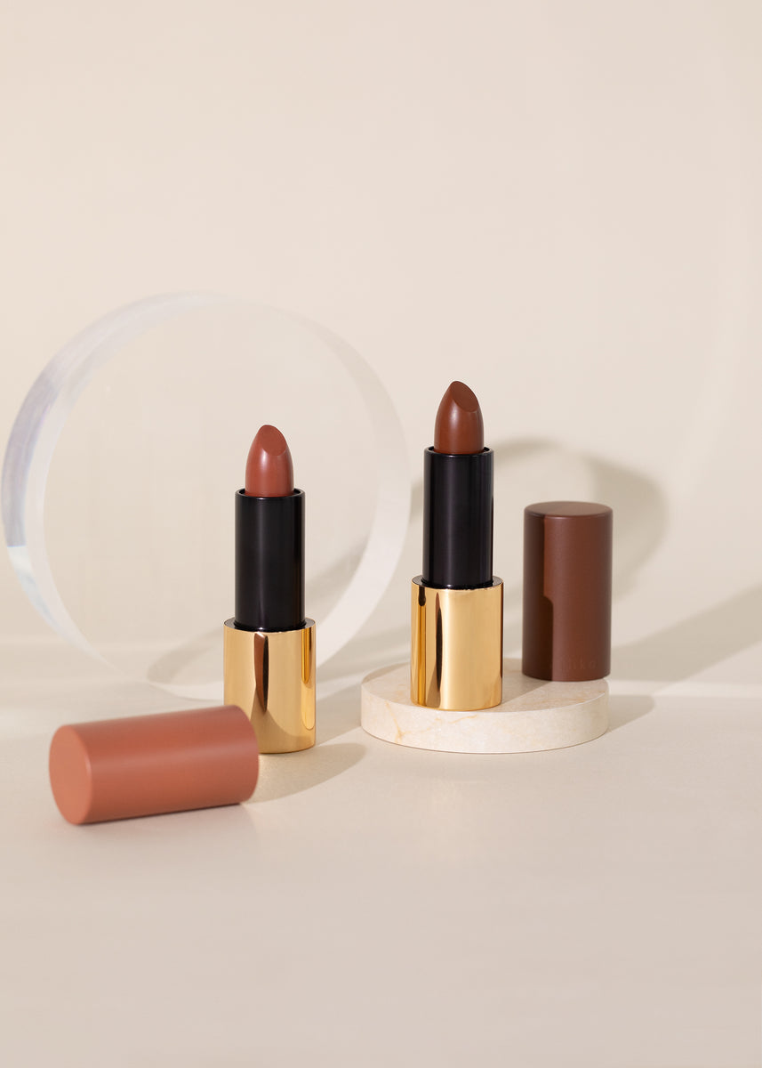 calm&freckle lipstick set | rihka