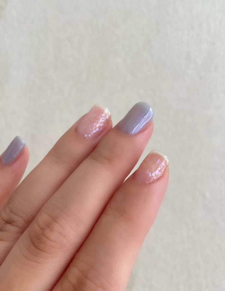 ice blue glitter set