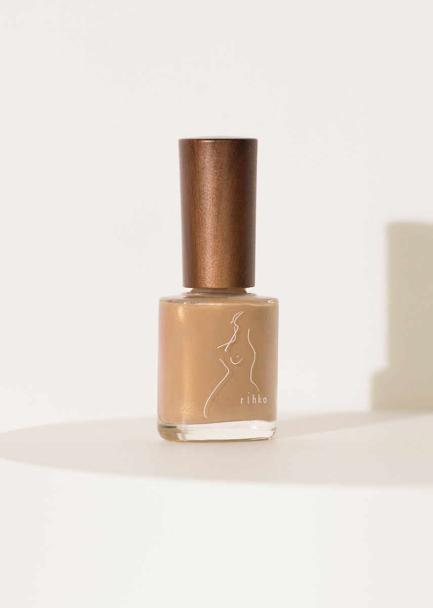 rihka nail polish NAB028 tan | rihka