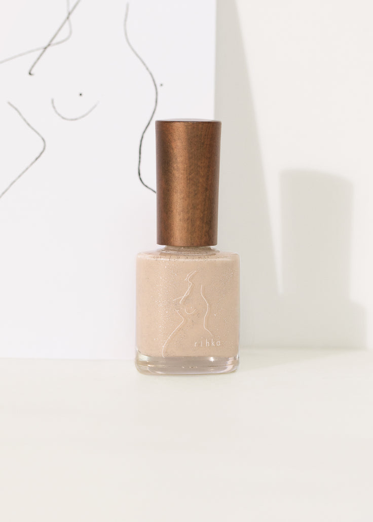 white glitter set